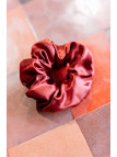 Chouchou Satin Bordeaux