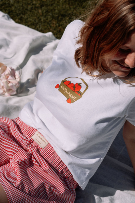 Le short Suzanne vichy rouge