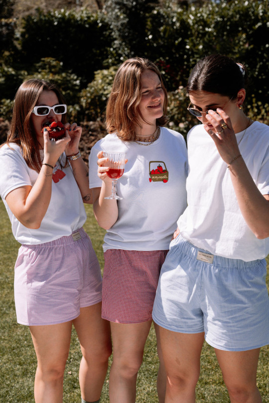 Le short Suzanne vichy rouge