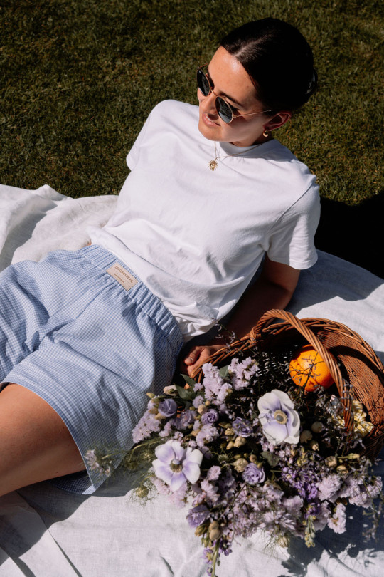 Le short Maurice vichy bleu