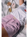 Le short Albertine vichy rose