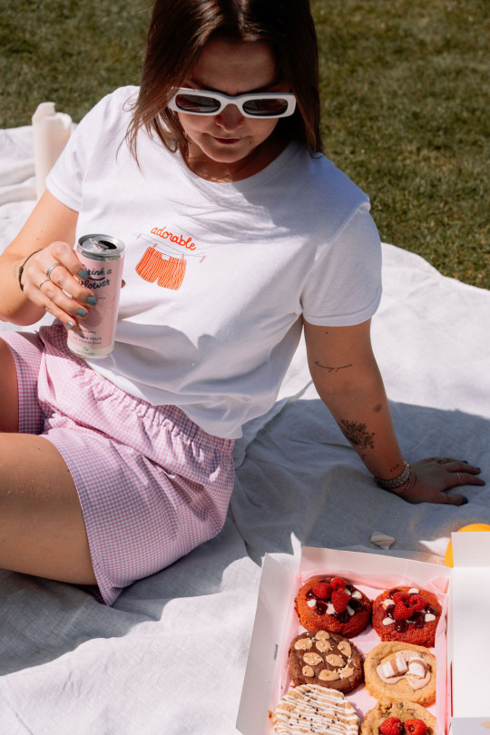 Le short Albertine vichy rose