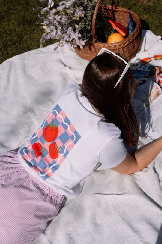Le short Albertine vichy rose