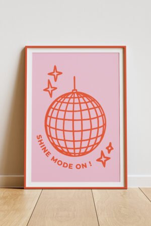 Affiche collector boule disco