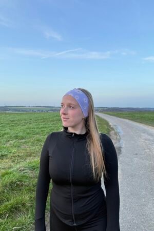 Bandeau marguerite lila