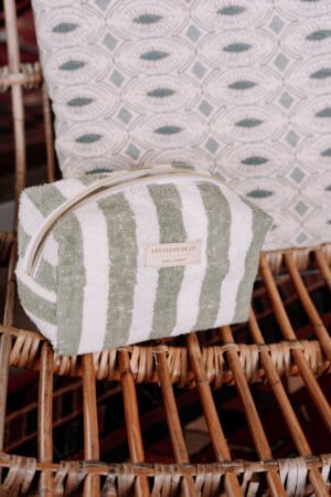 Trousse éponge vert