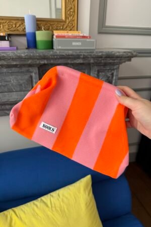 Pochette rose et orange