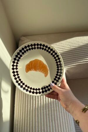Assiette croissant