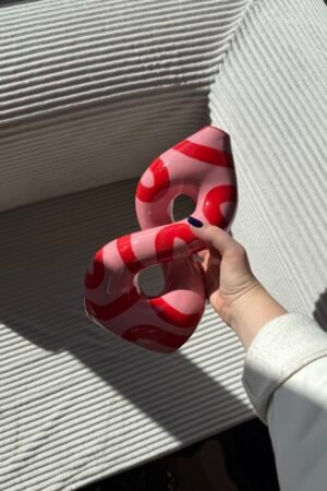 Vase Rose et rouge XL
