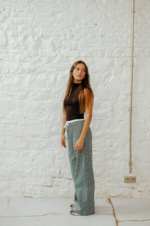 Pantalon Lignes vertes