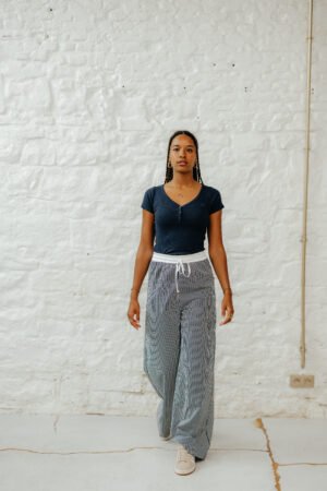 Pantalon Lignes bleues