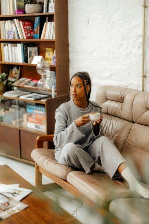 Ensemble cosy gris